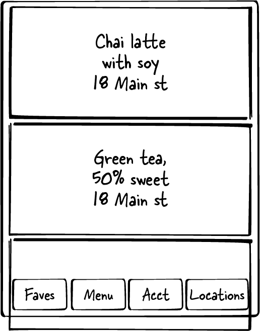 快速下单页面原型